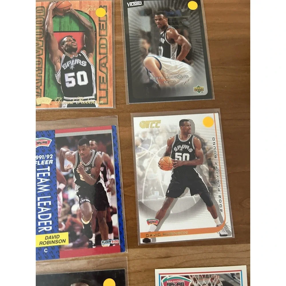 Varied Lot of 15 Basketball Cards David Robinson San Antonio Spurs (Z2)
